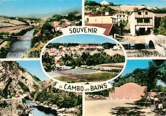 Cambo-les-Bains Vallee de la Nive Maisons Basques Le Fronton