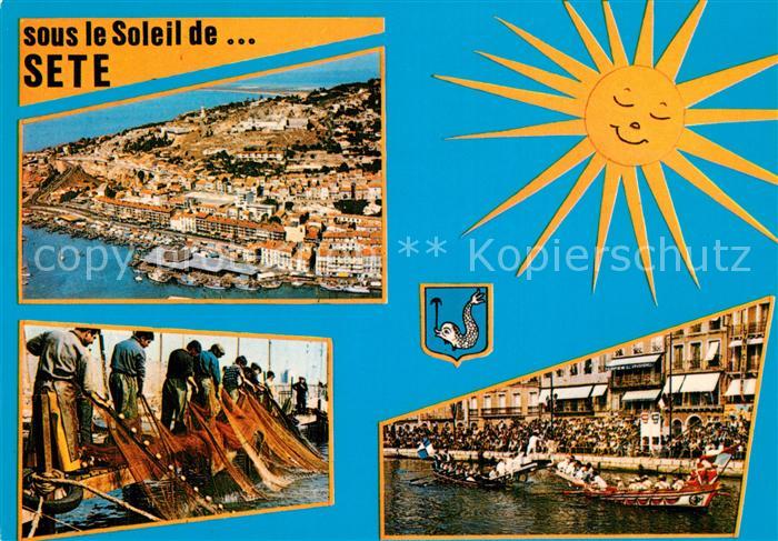 Sete Cette sous le soleil Pêcheurs et Jeurs filets