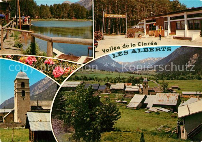 Les Alberts Panorama Vallee de la Clarée Eglise Lac Camping