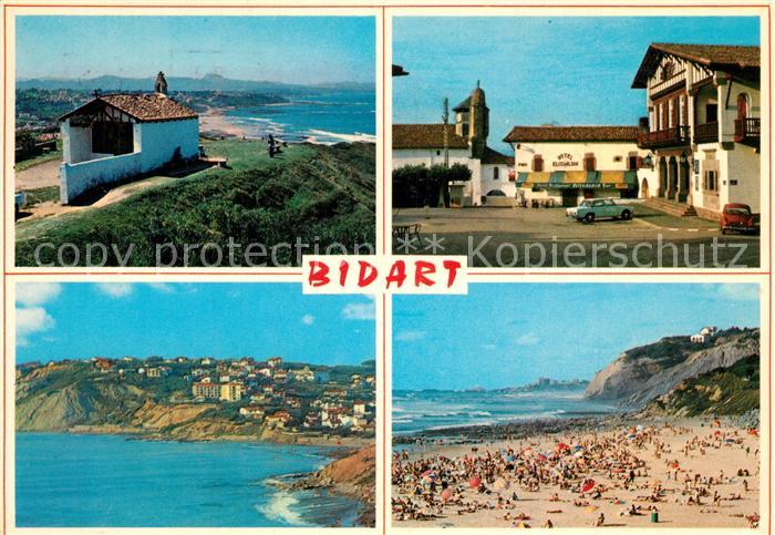 Bidart Chapelle de la Madeleine Eglise Mairie Plage