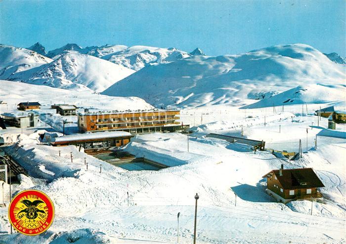 Alpe d Huez Isere Station de Sports d hiver Piscine Patinoire Signal d'Huez Pic