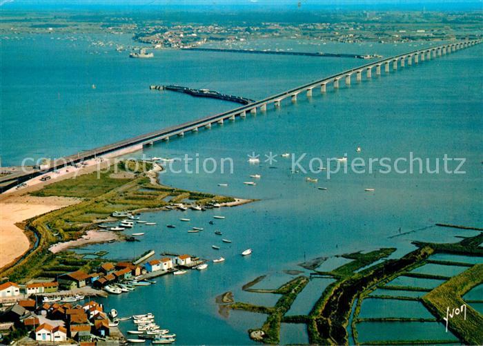 Saint Pierre d Oleron Le Pont d Oleron vue aérienne
