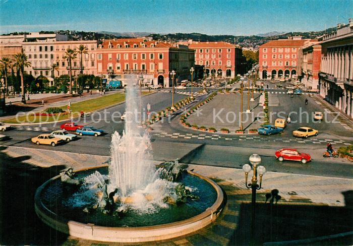 Nice Alpes Maritimes Place Massena Fontaine