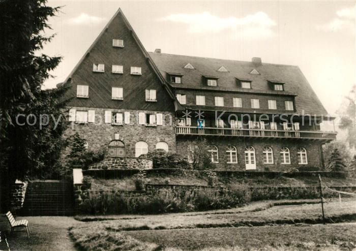 Hartenstein Zwickau FDGB Erholungsheim Aktionseinheit