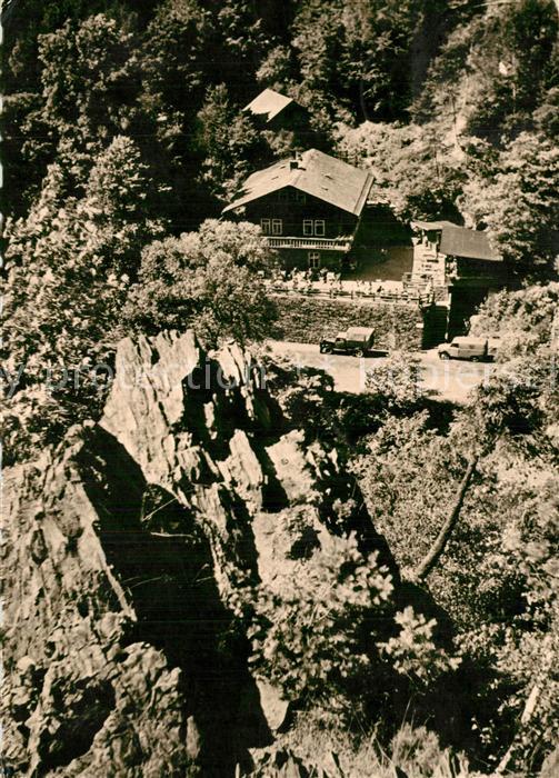 Schwarzburg Thueringer Wald Gaststaette Schweizerhaus im Schwarzatal
