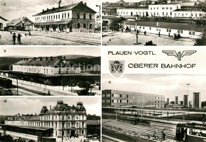 Plauen Vogtland Oberer Bahnhof Stadt der Spitzen