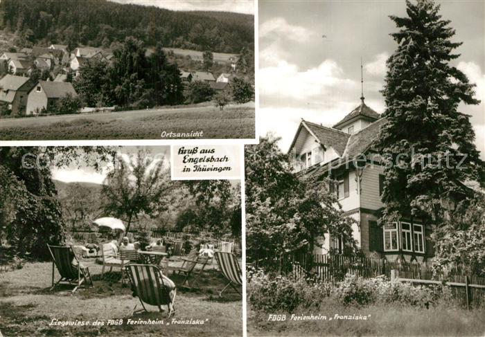 Engelsbach Ortsansicht Liegewiese FDGB Ferienheim Franziska