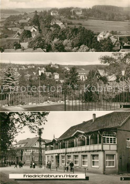 Friedrichsbrunn Harz Panorama Sanatorium Ernst Thaelmann HO Hotel Zum Ramberg