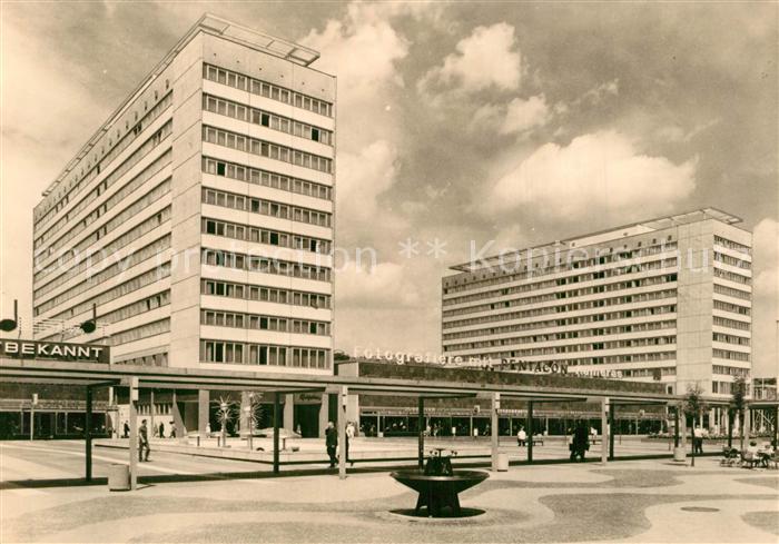 Dresden Prager Strasse Hochhaeuser