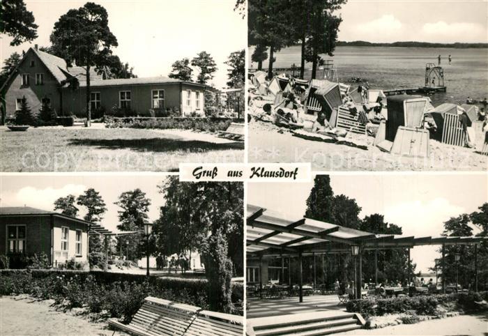 Klausdorf Mellensee Gaststaette Terrasse Badestrand