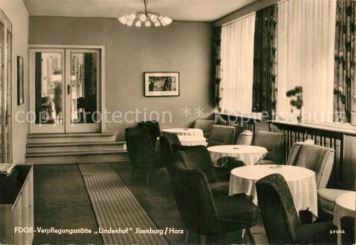 Ilsenburg Harz FDGB Verpflegungsstaette Lindenhof Gastraum