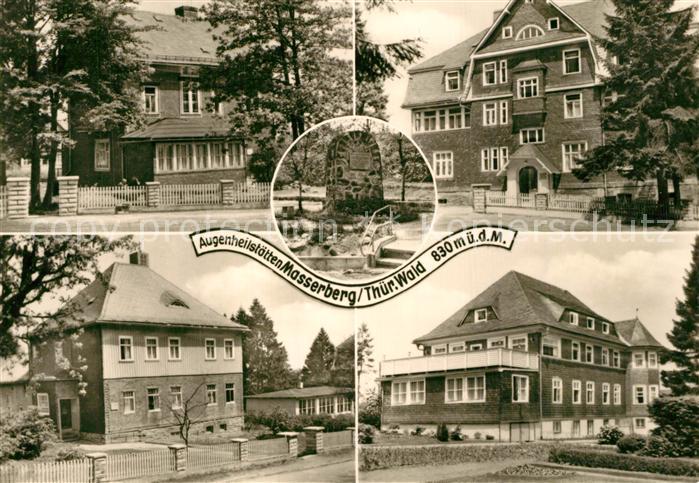 Masserberg Augenheilstaetten Thueringer Wald Denkmal