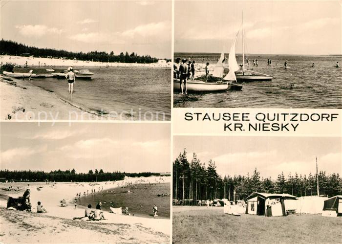 Quitzdorf See Stausee Badestrand Campingplatz