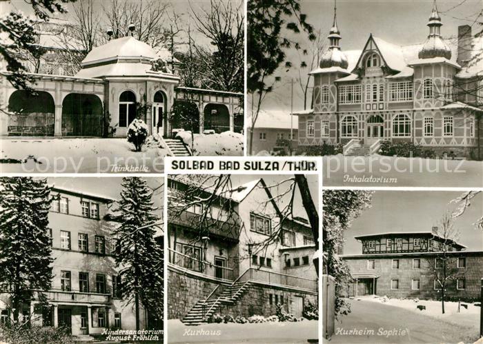 Bad Sulza Trinkhalle Inhalatorium Sanatorium Kurhaus Kurheim Sophie