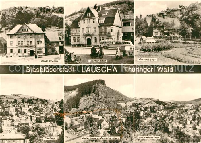 Lauscha Glasblaeserstadt Hotel Kulturhaus Bahnhof Tierberg Lauschenberg Thuering