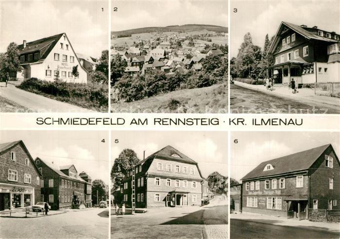 Schmiedefeld Rennsteig Hotel Filmbuehne HO Gaststaette Gasthaus Logierhaus Thuer