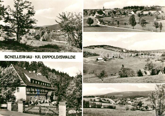 Schellerhau Teilansichten Kur- und Erholungsort Ferienheim Schellermuehle