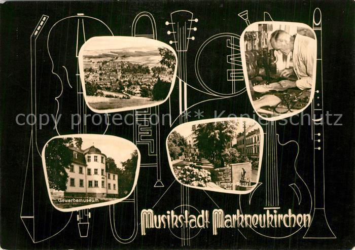 Markneukirchen Musikstadt Gewerbemuseum Thaelmannplatz Musikinstrumente