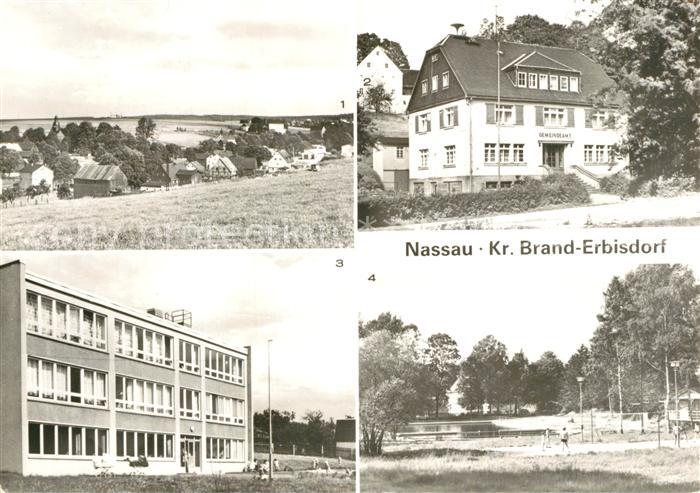 Nassau Brand-Erbisdorf Teilansicht Rat der Gemeinde Kindergarten Freibad