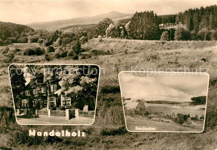 Mandelholz Harz Gaststaette Gruene Tonne Staubecken Landschaftspanorama