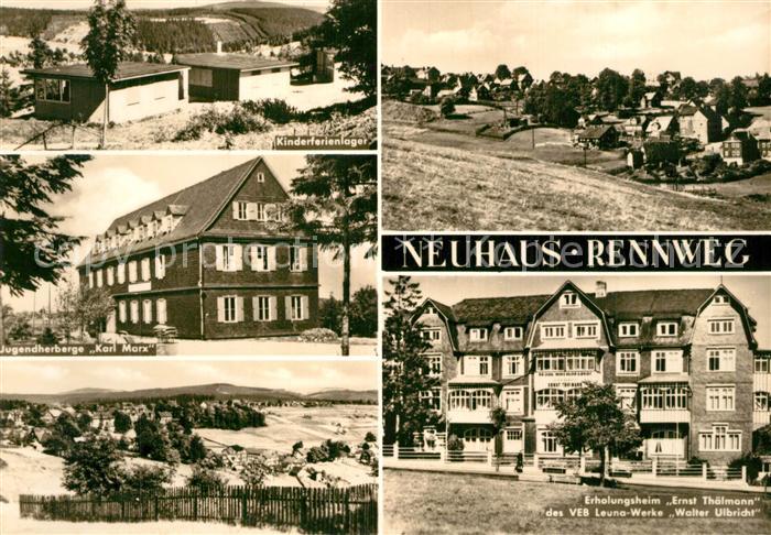 Neuhaus Rennweg Kinderferienlager Jugendherberge Karl Marx Erholungsheim Ernst T
