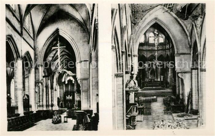 Saint-Lo Manche La Cathedrale vers les orgues