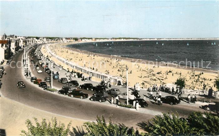 La Baule sur Mer Vue generale de la Grande Plage et le Remblai