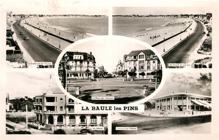 La Baule sur Mer Boulevard de l’Ocean Pa Place des Palmiers Avenue des Tilleuls