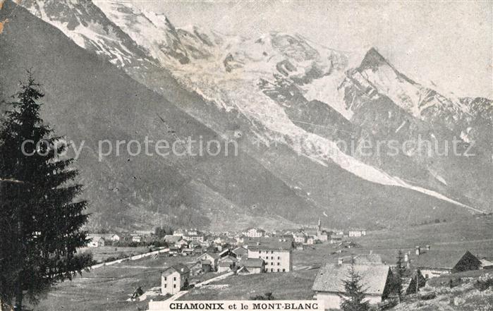 Chamonix et le Mont Blanc