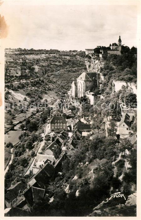 Rocamadour Le Village autour du Palais de l'Eveque