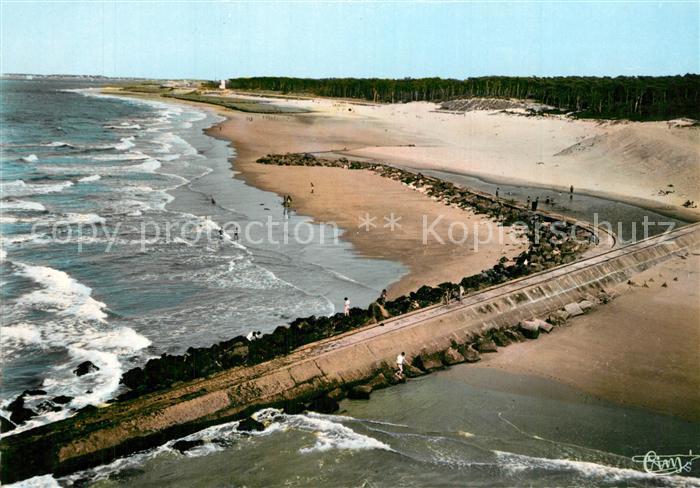 Pointe de Grave La Pointe et Rocher St Nicolas Vue aerienne