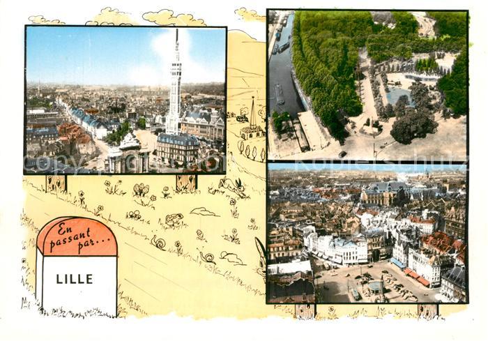 Lille Nord Panorama Vue aerienne