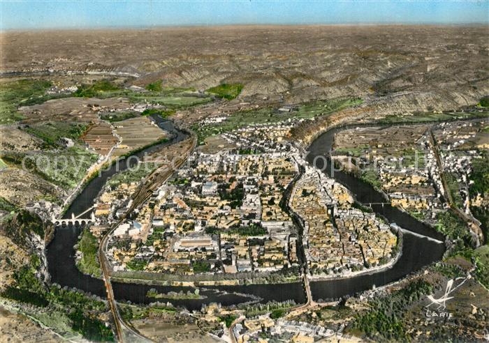 Cahors Le Lot l’Enlace Vue aerienne