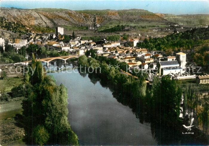 Luzech Vue panoramique aerienne