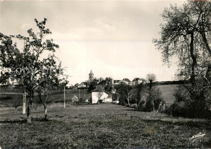 Correze Vue de Quessac les Vignes Pays du vin P