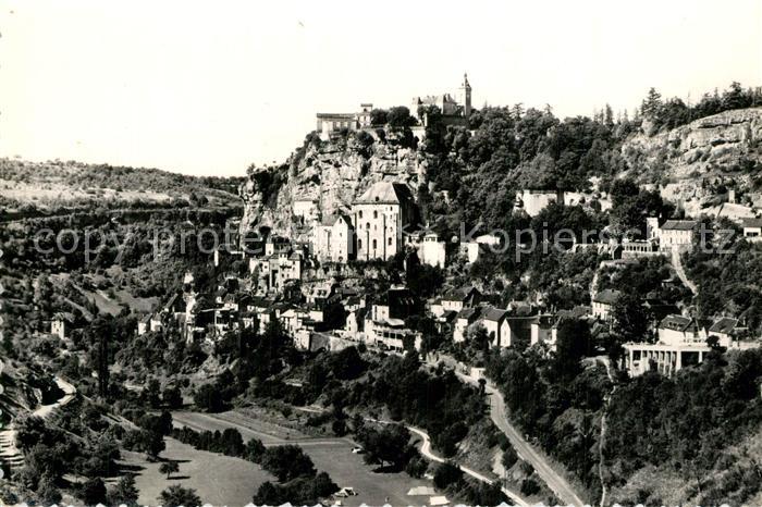 Rocamadour Vue generale Sud Est