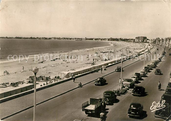 La Baule sur Mer Vue generale de la Plage vers Le Pouliguen