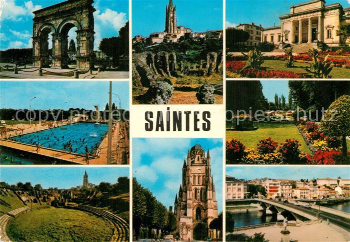 Saintes Charente-Maritime Cite Gallo Romaine Arc de Germanicus La Piscine Arenes