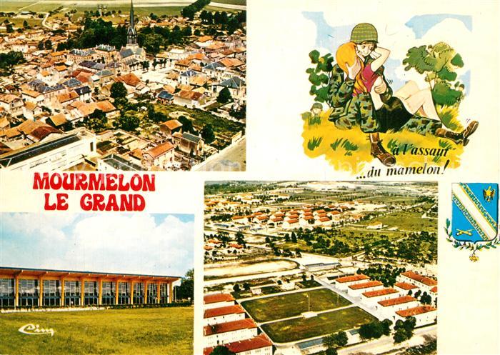 Mourmelon-le-Grand Vue generale La piscine Vue sur le camp