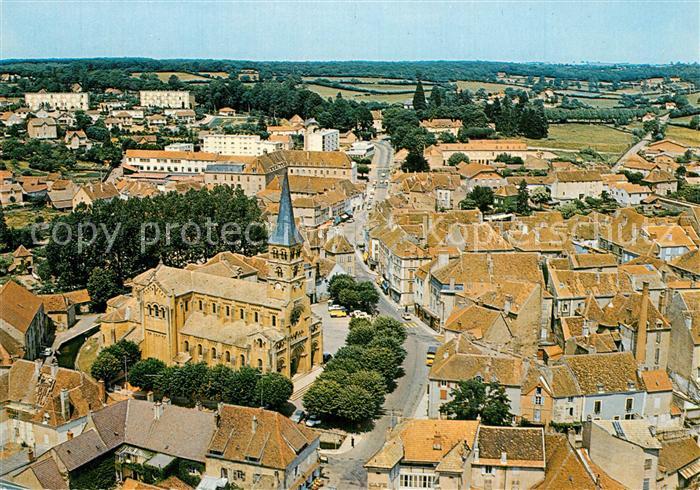 Charolles Place de l’Eglise Vue aerienne