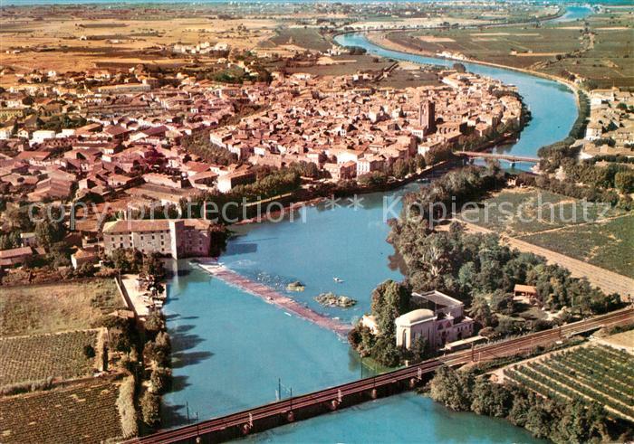 Agde Vue generale aerienne et l Herault