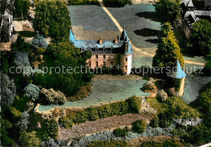 Le Roc-Saint-Andre La Chapelle Chateau du Crevy Vue aerien