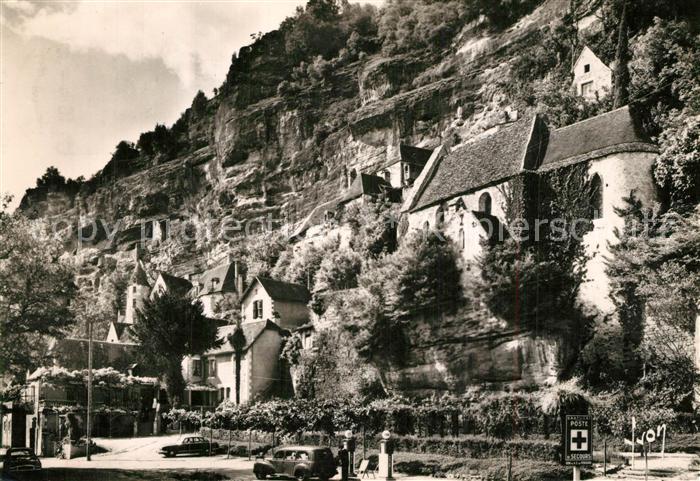 La Roque-Gageac Le Coteau Chapelle Saint Donat et Chateau de Tardes