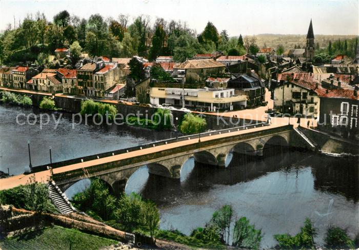 Mussidan Le Pont Vue aerienne