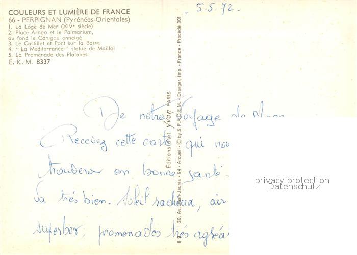 Perpignan La Loge de Mer Place Arago et le Palmarium Le Castillet et Pont sur la – Bild 2