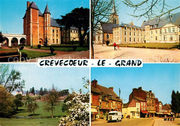 Crevecoeur-le-Grand Le Chateau L’Hospice Vue panoramique La Grand Place