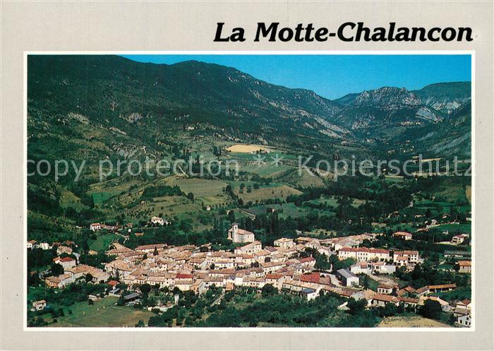 La Motte-Chalancon Vue generale aerienne