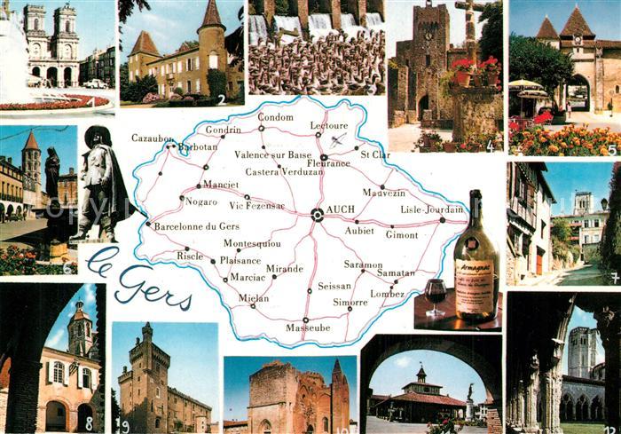 Gers Auch Lupiac Oies Larressingle Barbotan Fleurance Lectoure Eauze St Blancard