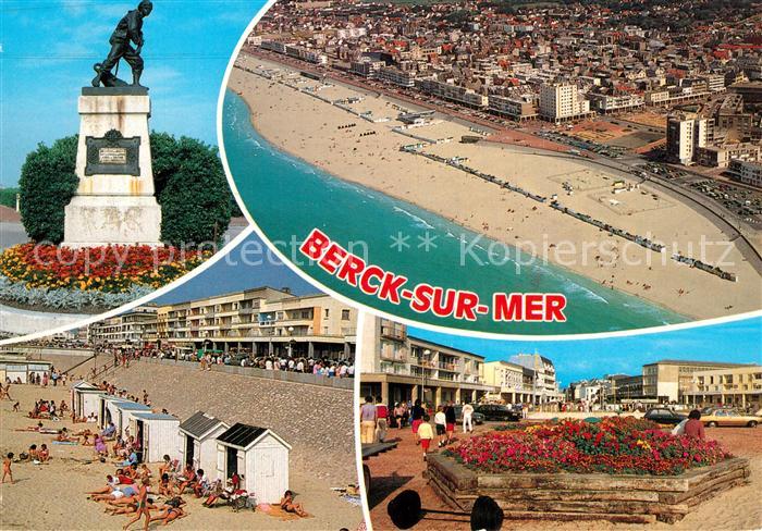 Berck-Plage Monument de l'Etonnoir La plage et espl
