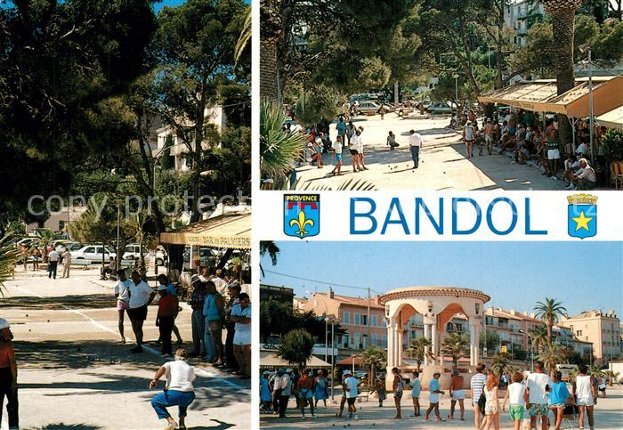 Bandol Parties de petanque dans les allees Vivien